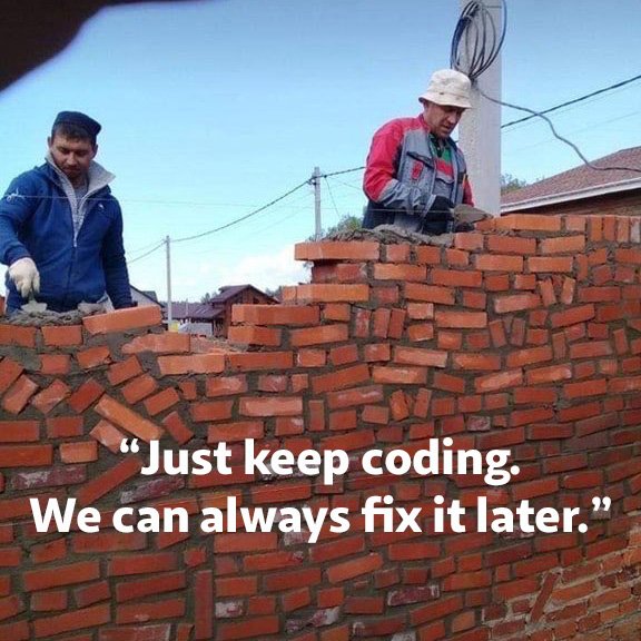 Technical Debt Bricklayers